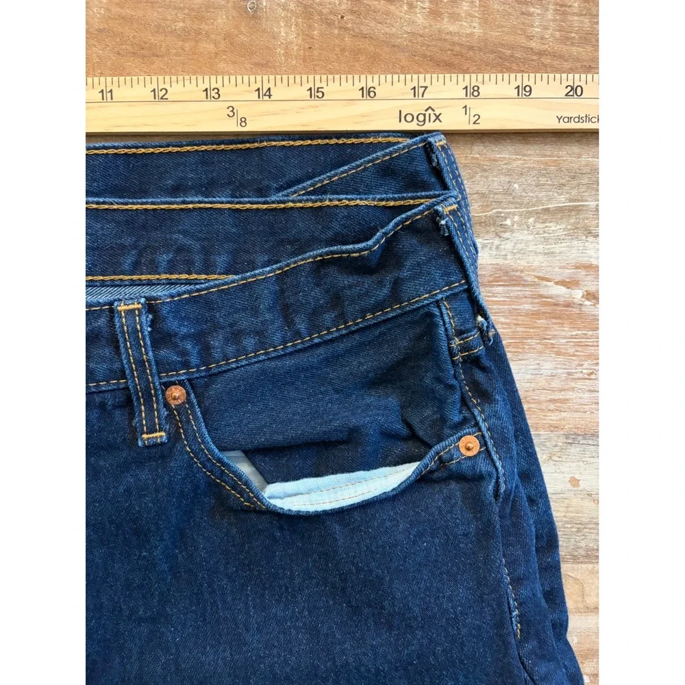 Levi's 550 Relaxed Fit Dark Wash Jeans Bundle 2 Pairs Mens 36x30 (Actual 29